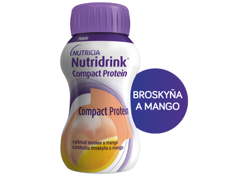 Nutridrink Compact Protein broskyňa a mango